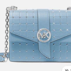 Michael Kors Blue Quilted Women's Bag